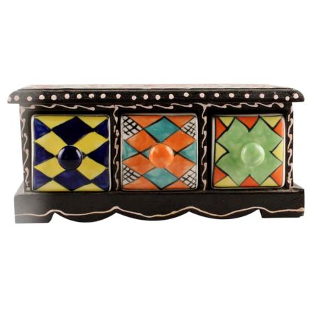 Spice Box-1410 Masala Rack Container Gift Item